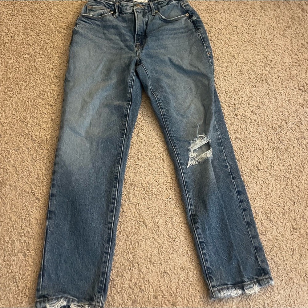 Good American wide leg jeans